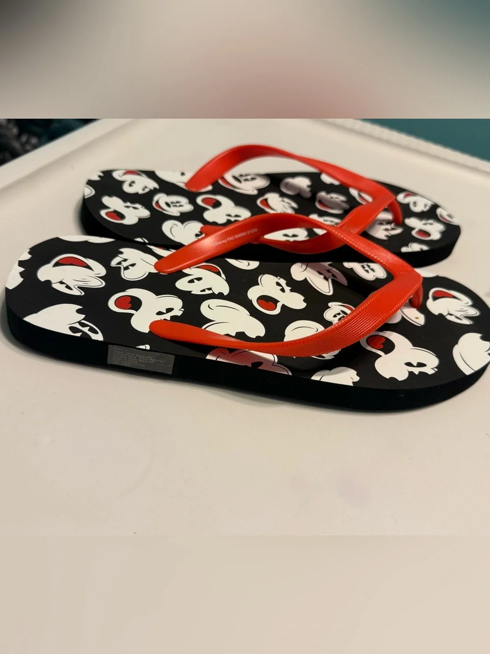 Disney Parks Mickey Mouse Flip Flops